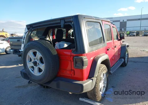 2019 Jeep Wrangler Unlimited Sport S 4X4 z USA, uszkodzony, nr VIN 1C4HJXDN6KW644911